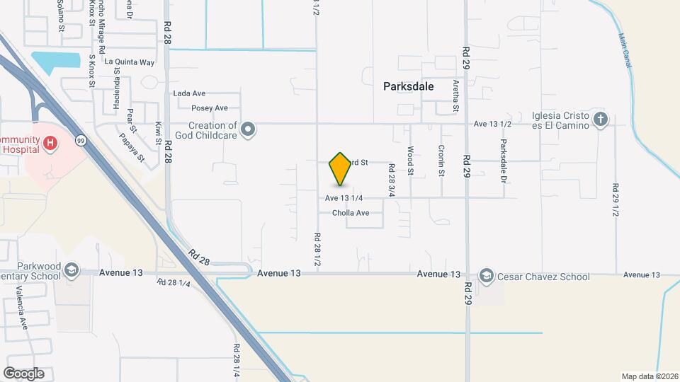 28549 Ave 13 1/4 Map and Location Details