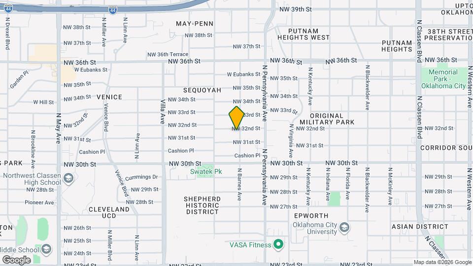 2204 NW 32nd St Map and Location Details