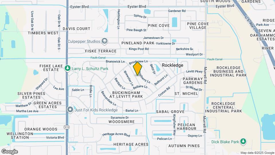 880 Brunswick Ln Map and Location Details