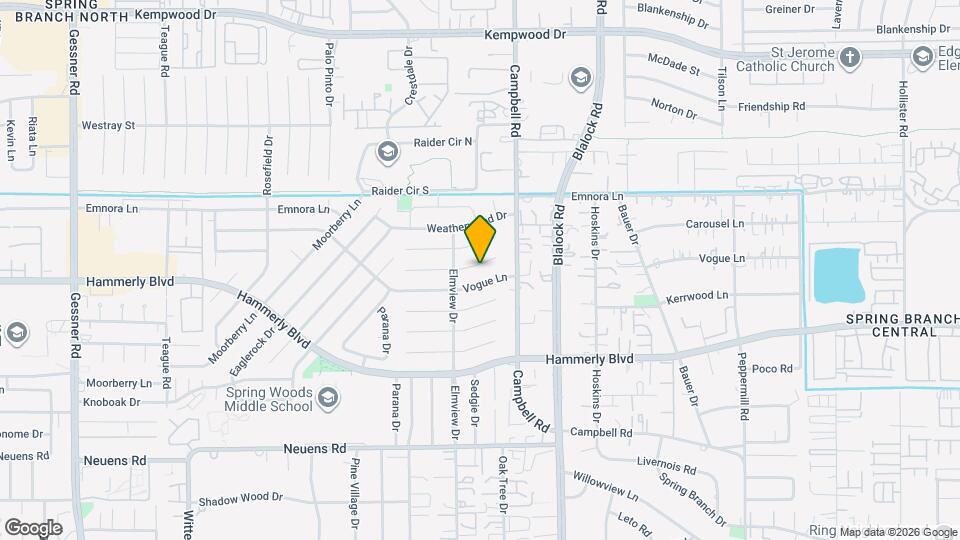 9523 Bundy Ln Map and Location Details