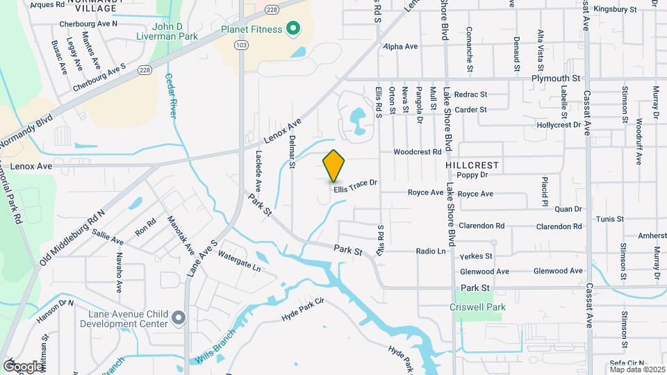 1397 Ellis Trace Dr W Map and Location Details