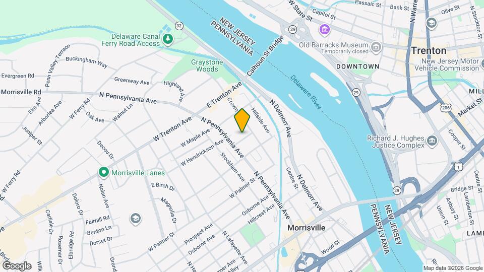 34 E Hendrickson Ave Map and Location Details