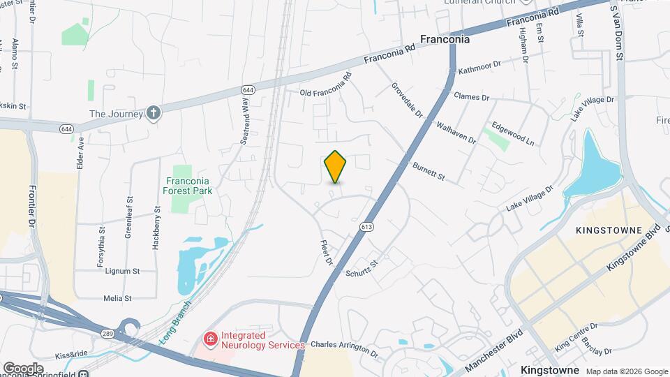 6609 Forbush Ct Map and Location Details