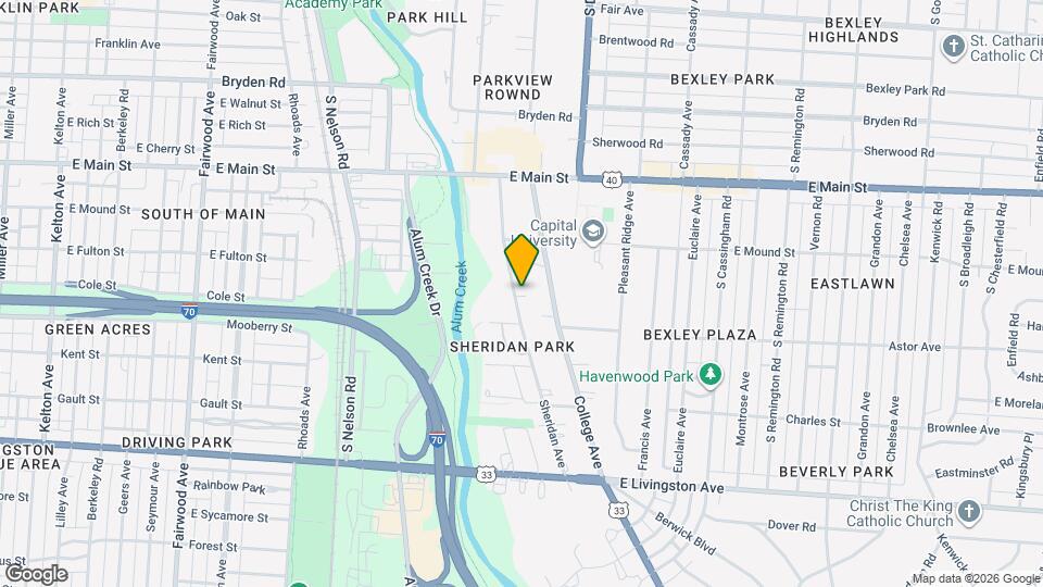 722 Sheridan Ave Mapa y Detalles de la Ubicación