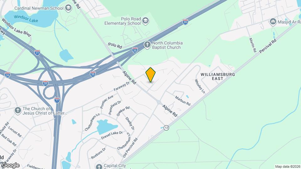 204 Cambridge Lane Rd Map and Location Details