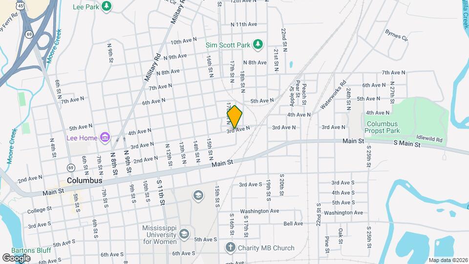 1620 3rd Ave N Map and Location Details