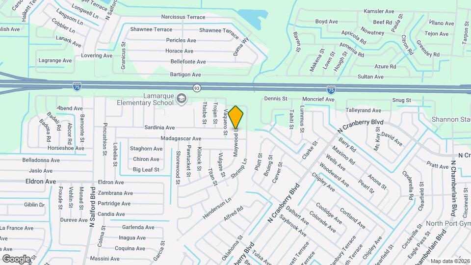 4431 Maywood Ln Map and Location Details