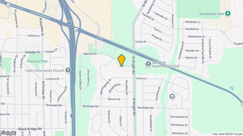 3440 Midvale Dr Map and Location Details