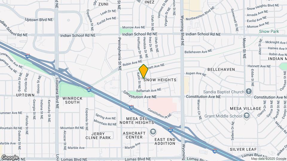 1425 Hoffman Dr NE Map and Location Details