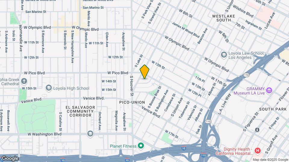 1333 S Westlake Ave Map and Location Details