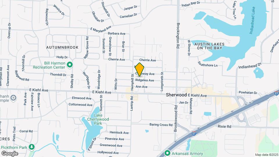 309 Ridgelea Ave Map and Location Details