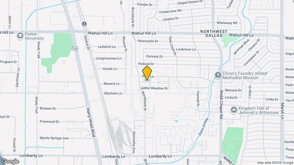 9844 Valley Meadow Ct Map and Location Details