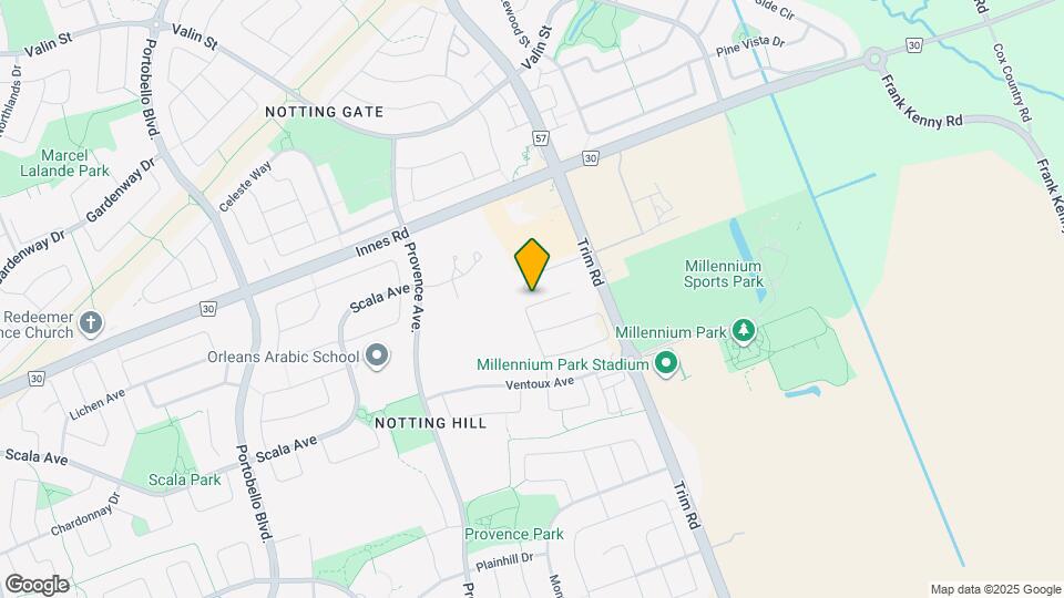 705 Montrichard Rd Map and Location Details