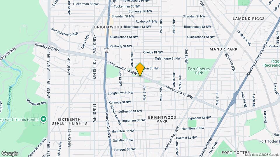 712 Marietta Pl NW Map and Location Details