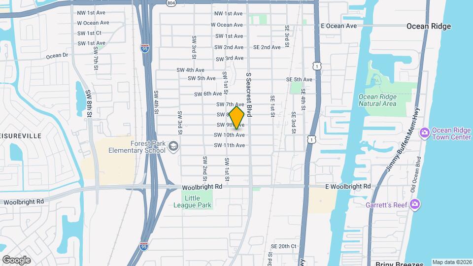 127 SW 10th Ave Map and Location Details