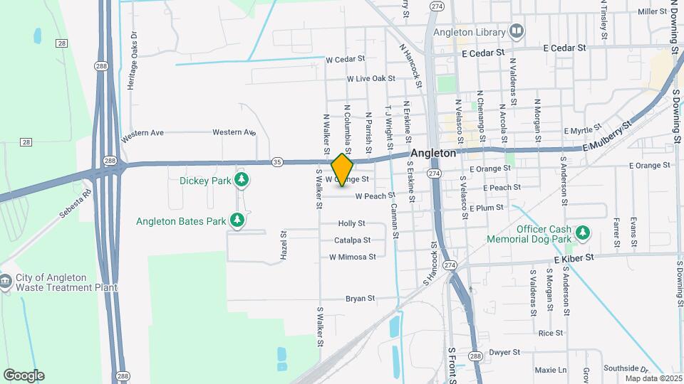 614 W Peach St Mapa y Detalles de la Ubicación