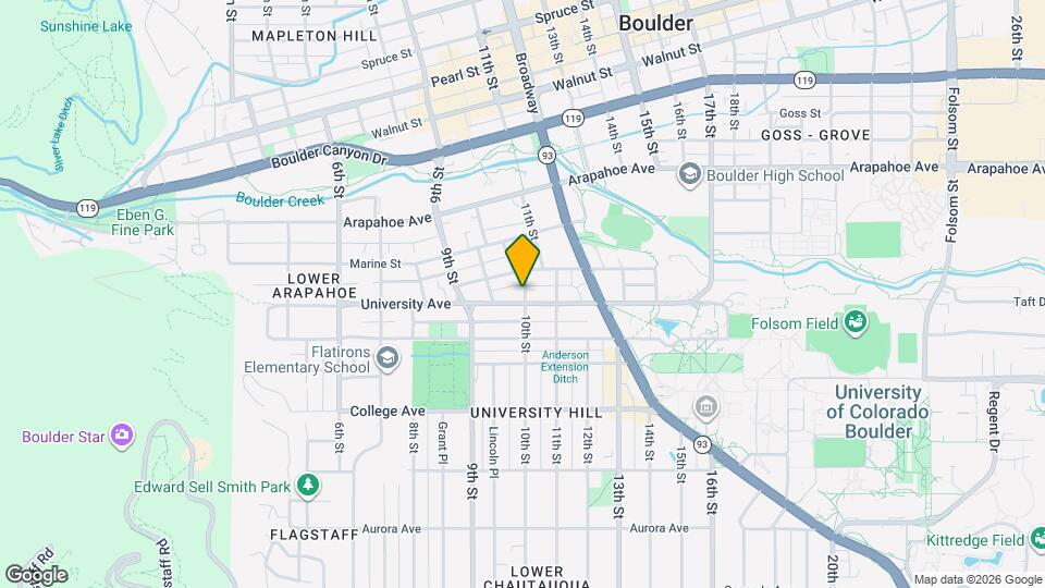 975 University Ave Map and Location Details