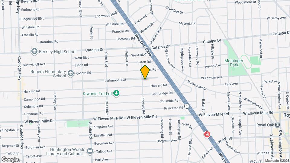 1079 Larkmoor Blvd Map and Location Details