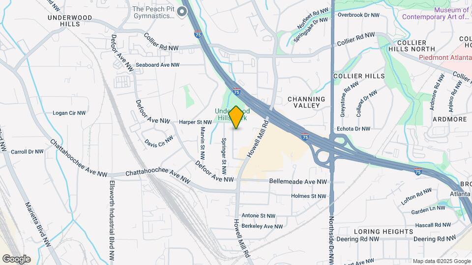 1787 Ridgeway Ave NW Map and Location Details