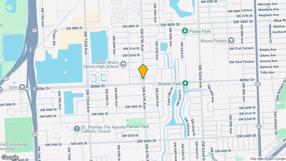 6701 SW 67th Ave Map and Location Details
