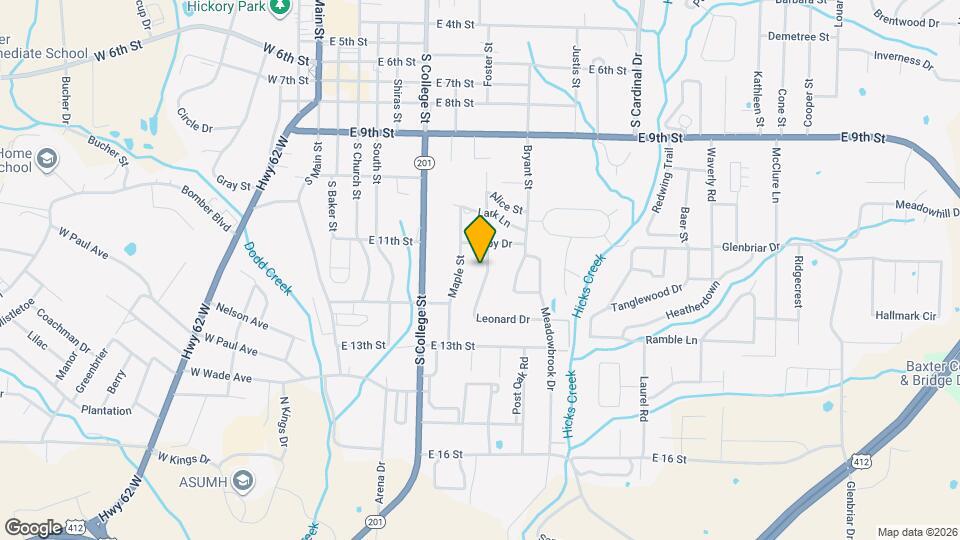 1112 Leonard Dr Map and Location Details