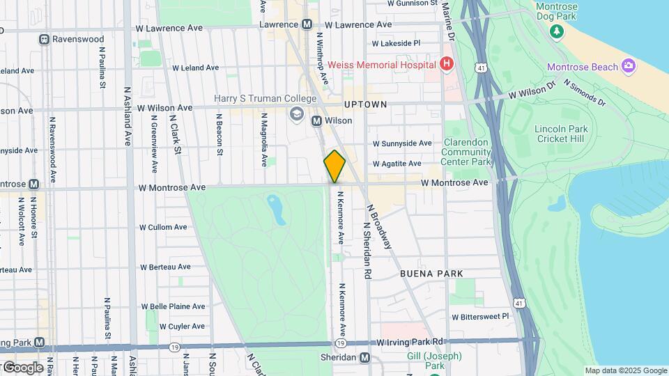 4362 N Kenmore Ave Map and Location Details