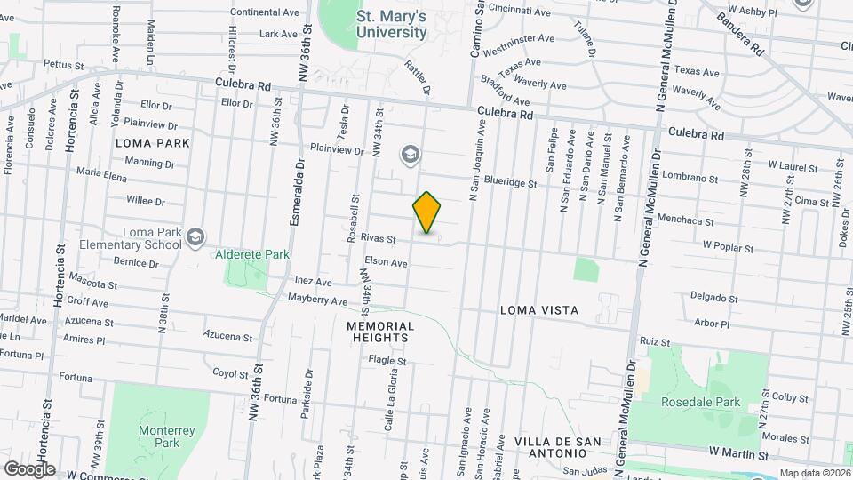 3539 Rivas St Map and Location Details