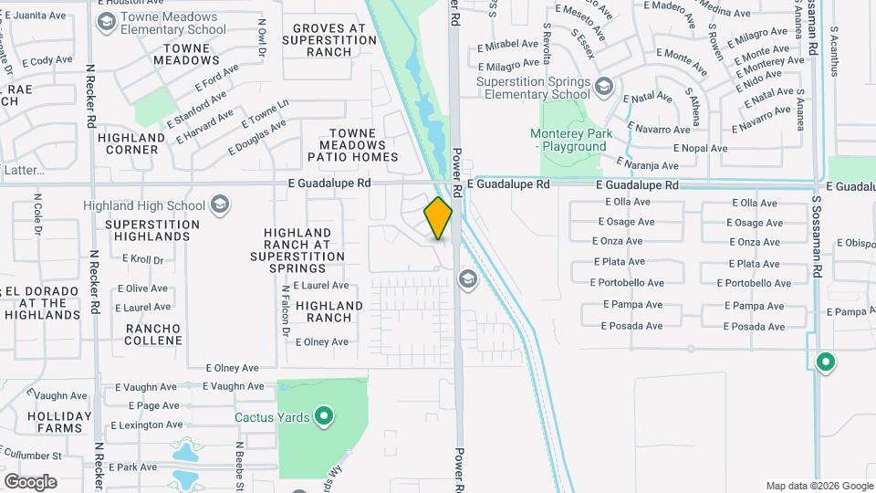 668 N Sparrow Ct Map and Location Details