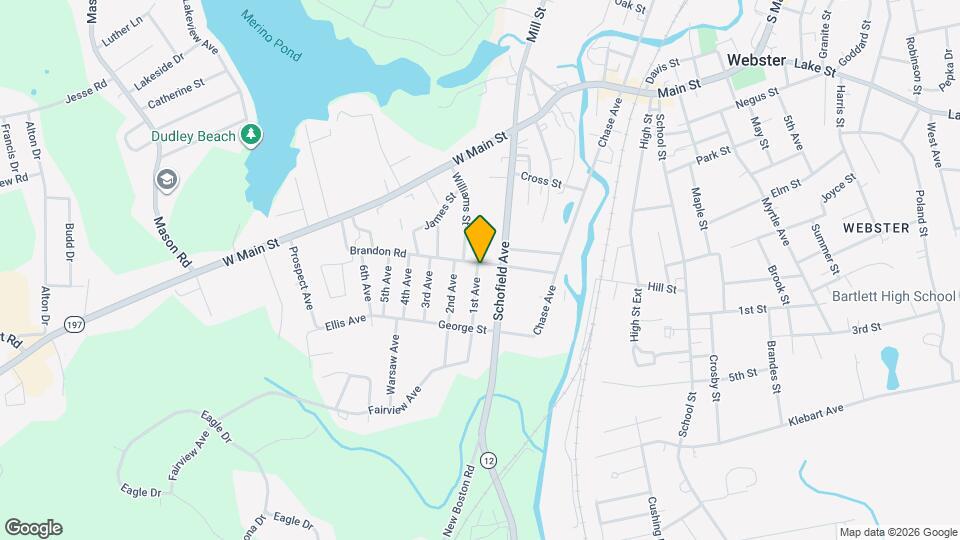 23 Brandon Rd Map and Location Details