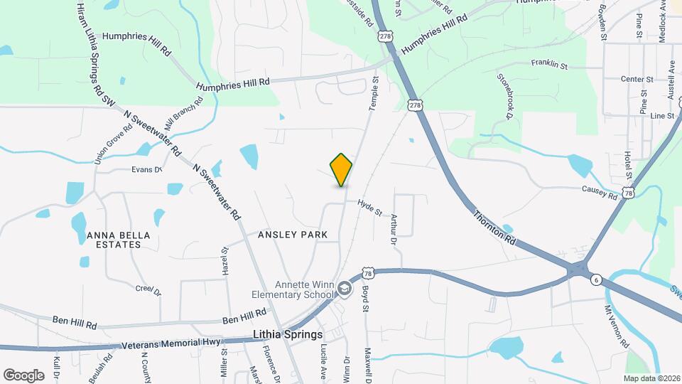 6323 Temple St Map and Location Details