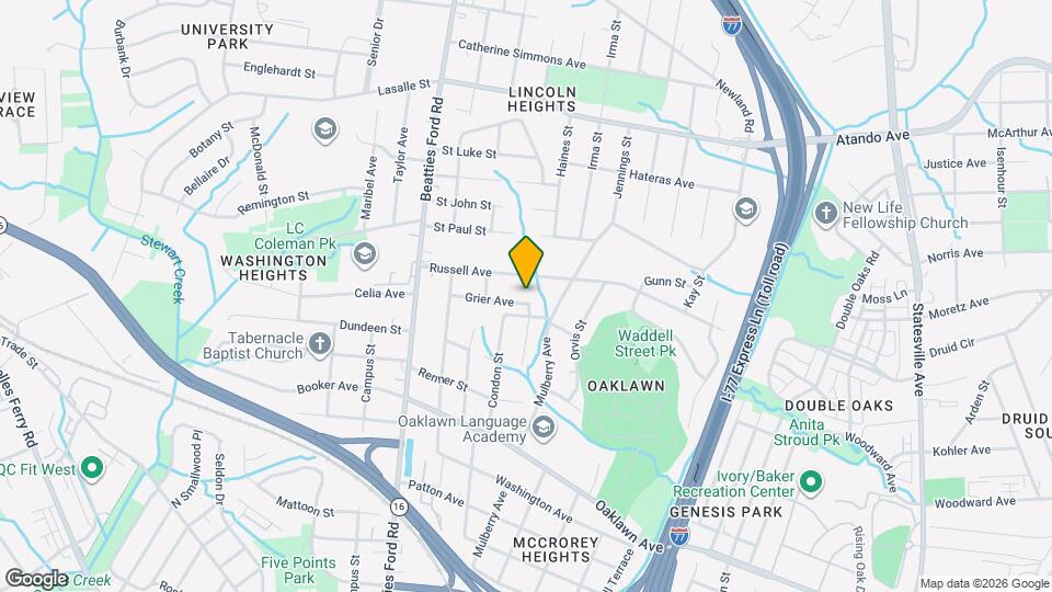 1900 Grier Ave Map and Location Details