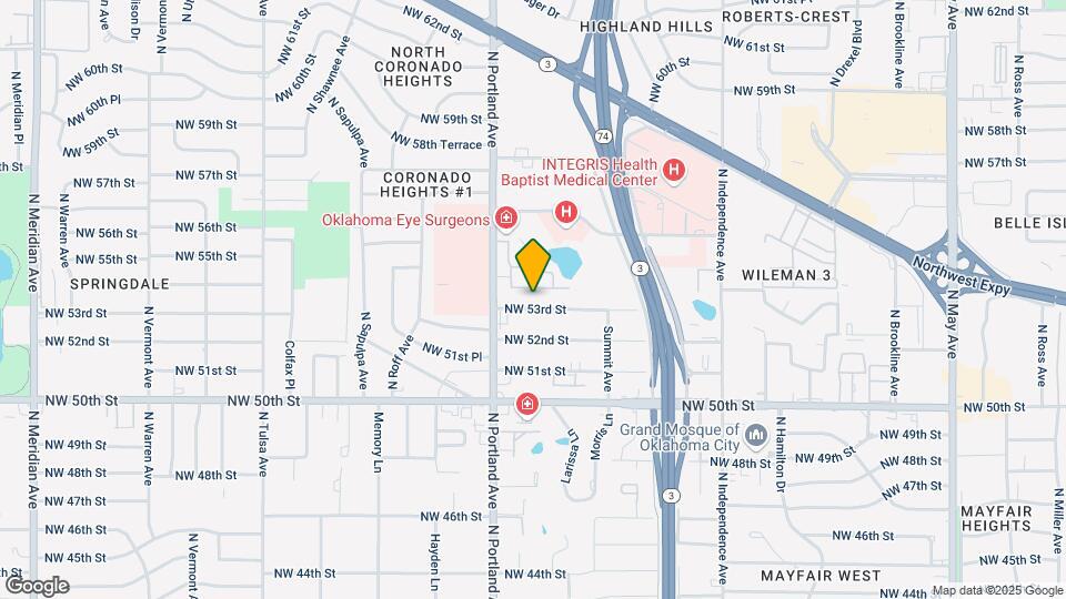 3613 NW 53rd St Mapa y Detalles de la Ubicación