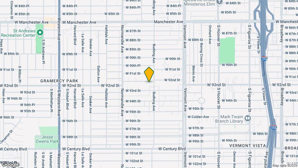 1212 W 92nd St Map and Location Details