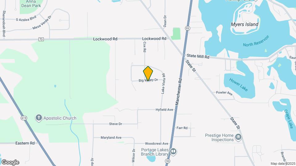 1098 Big Valley Dr Map and Location Details