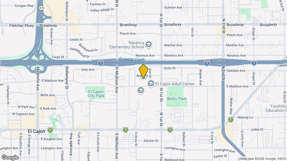 522 Mary Ln Mapa y Detalles de la Ubicación