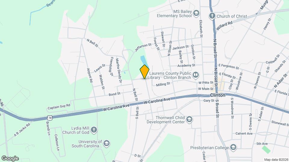 123 N Livingston St Map and Location Details