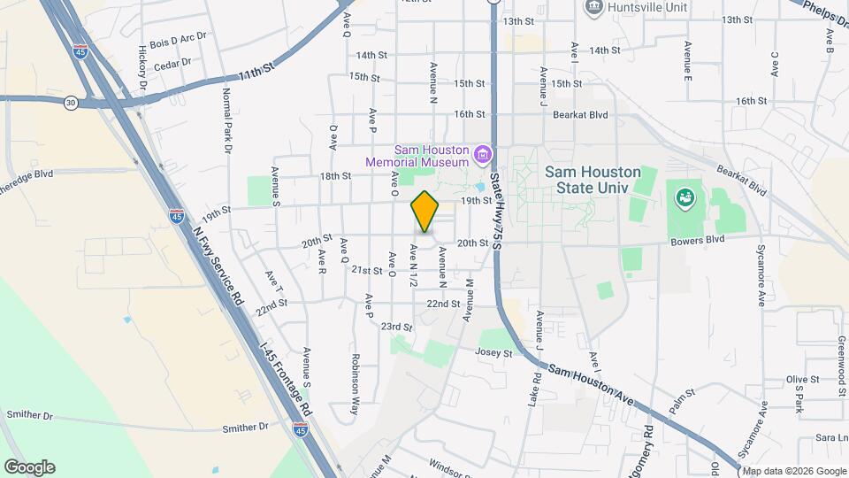 1409 20th St Map and Location Details