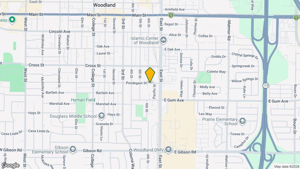 1032 Pendegast St Map and Location Details