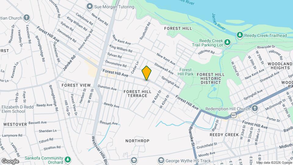 4400 Forest Hill Ave Map and Location Details