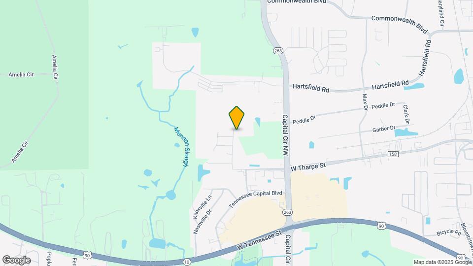 1561 Crescent Hills Dr Map and Location Details