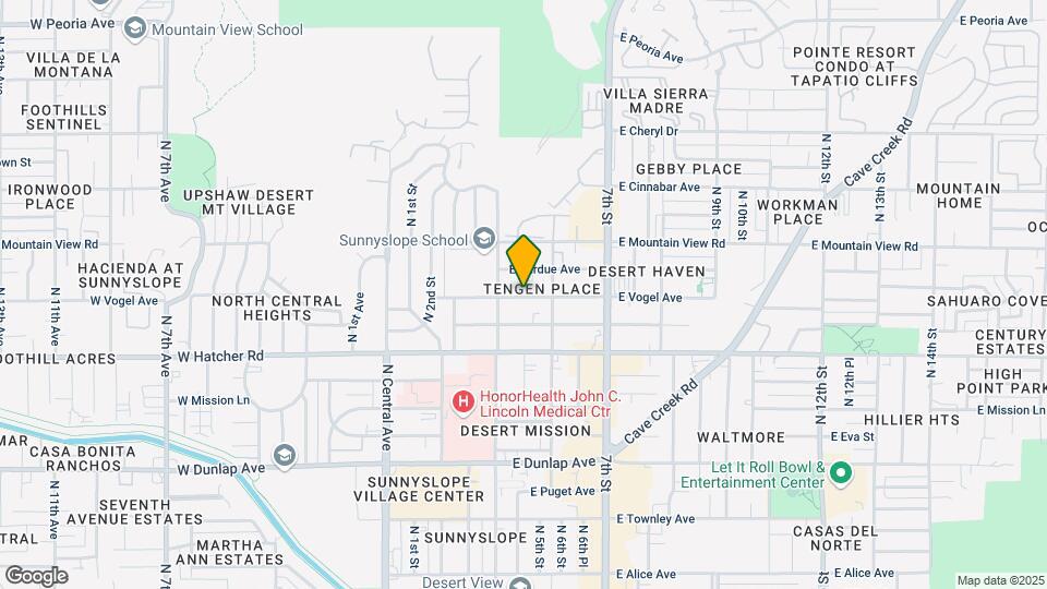 322 E Vogel Ave-Unit -1 Map and Location Details