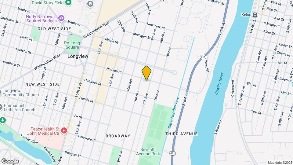 815 Hudson St, Unit 5 Map and Location Details