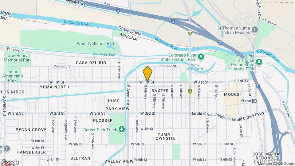 889 W 1st St Map and Location Details