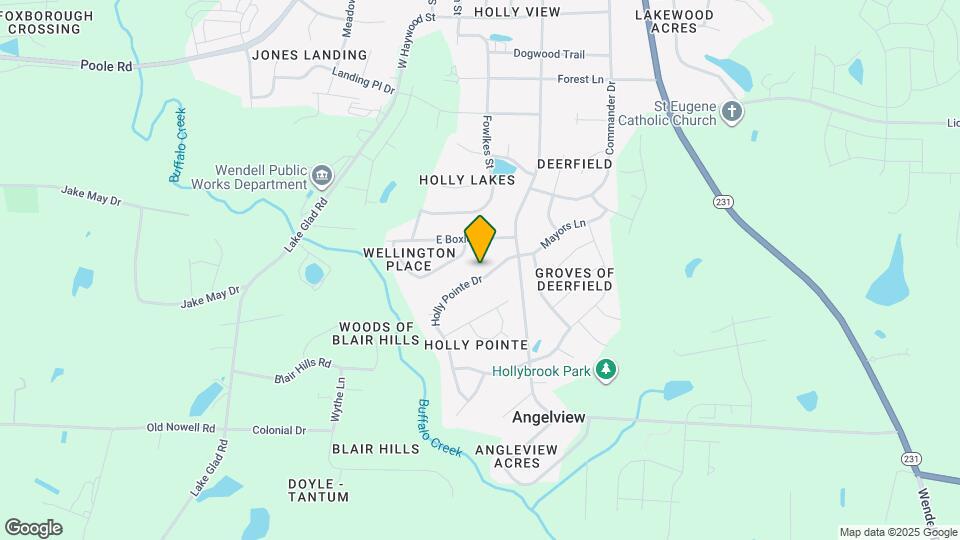 1024 Holly Pointe Dr Map and Location Details