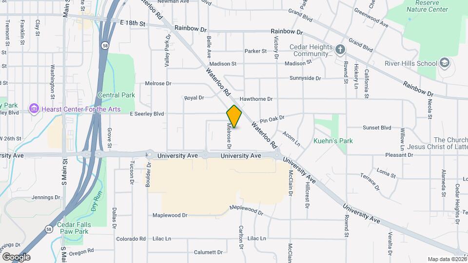 2310 Melrose Dr Mapa y Detalles de la Ubicación