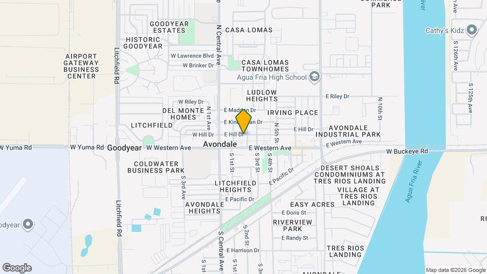 119 E Hill Dr Mapa y Detalles de la Ubicación
