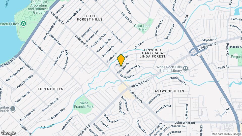 8633 Westglen Dr Map and Location Details