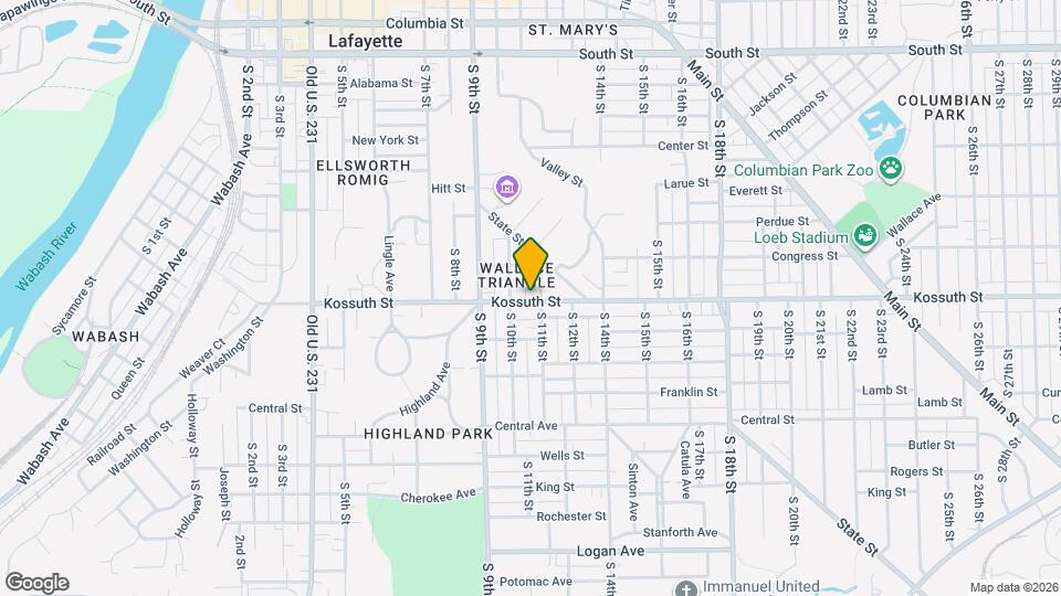 622 S 11th St Mapa y Detalles de la Ubicación