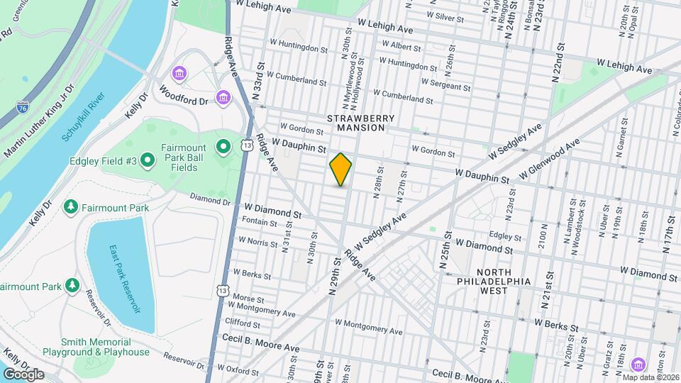 2912 W Susquehanna Ave Map and Location Details