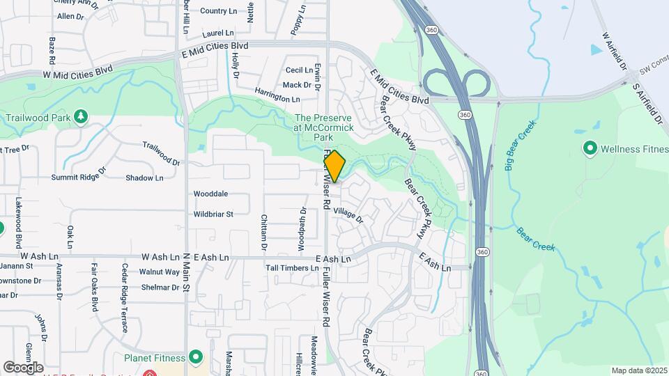 Village Green of Bear Creek Mapa y Detalles de la Ubicación